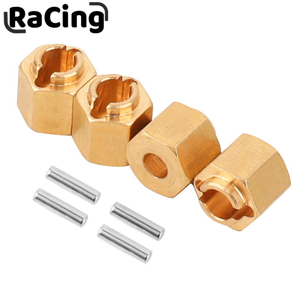 Wheel Hex Adapter - 4 pçs 7mm roda de bronze