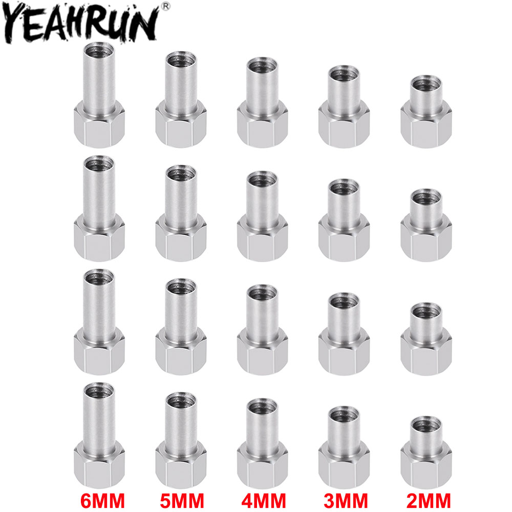 Wheel Hex Adapter - YEAHRUN 4 PCS Adaptador de extensão
