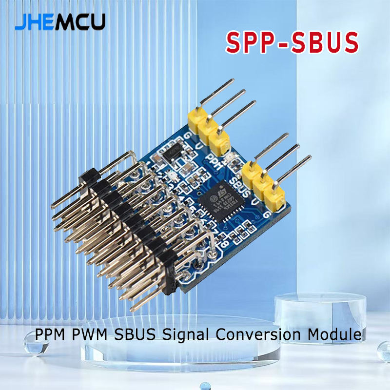 Receiver Sbus 8Ch - Conversor JHEMCU SPP-SBUS 8CH 21X21mm 15A