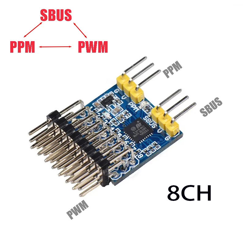 Receiver Sbus 8Ch - 8ch pwm ppm sbus módulo adaptador