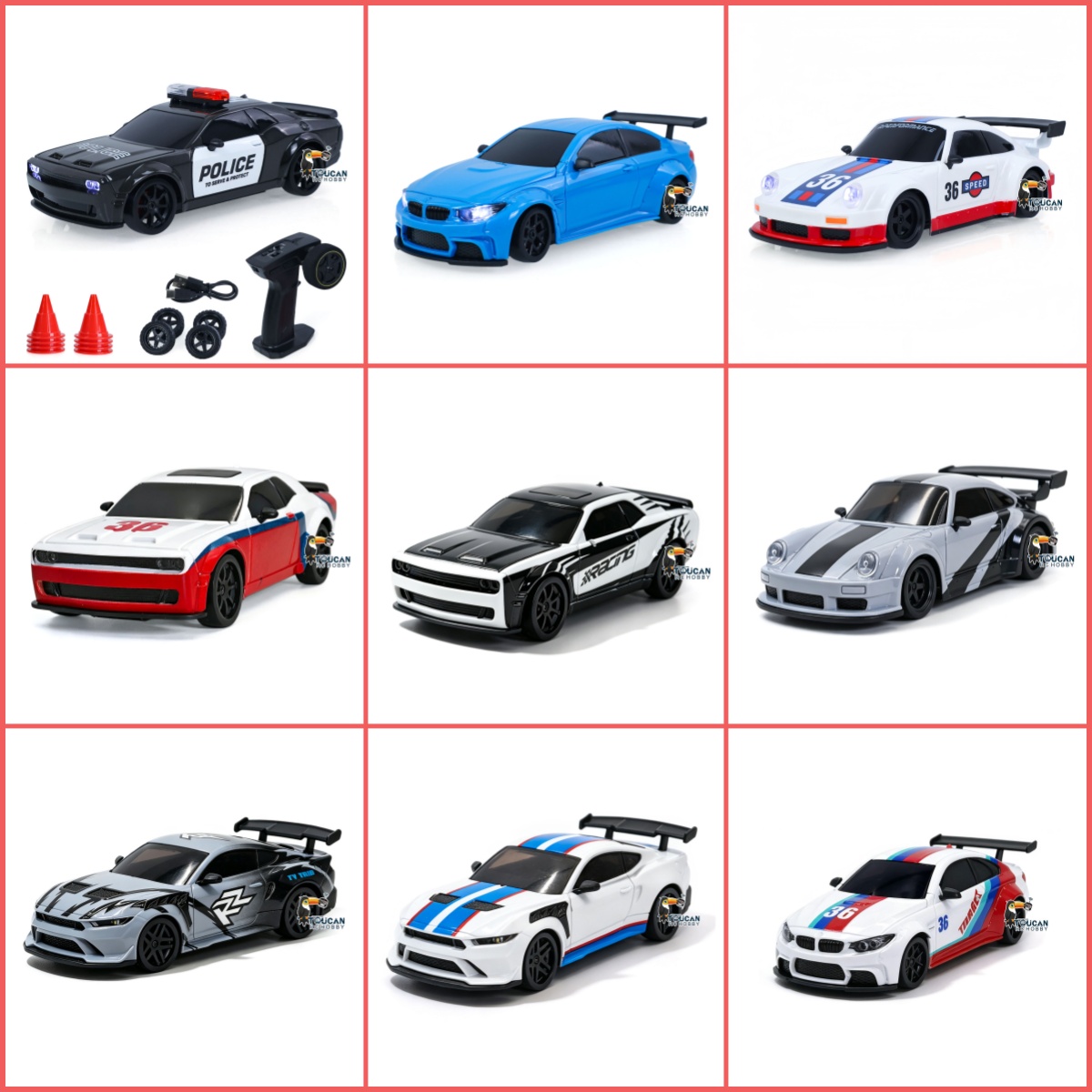 Novo Carro de Drift RC 1/36 36 - Rc Hobby Workbench avaliação e preço