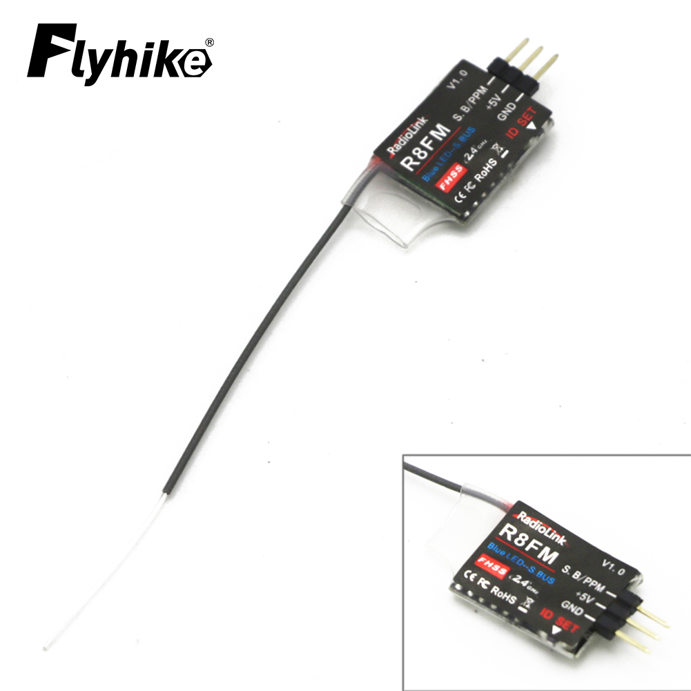 Radiolink Mini R8FM 2.4GHz 8CH - Receiver Sbus 8Ch avaliação e preço