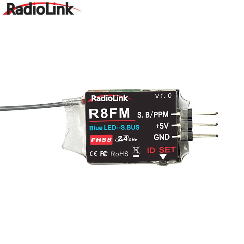 Radiolink Mini R8FM 2.4GHz 8CH - Receiver Sbus 8Ch avaliação e preço