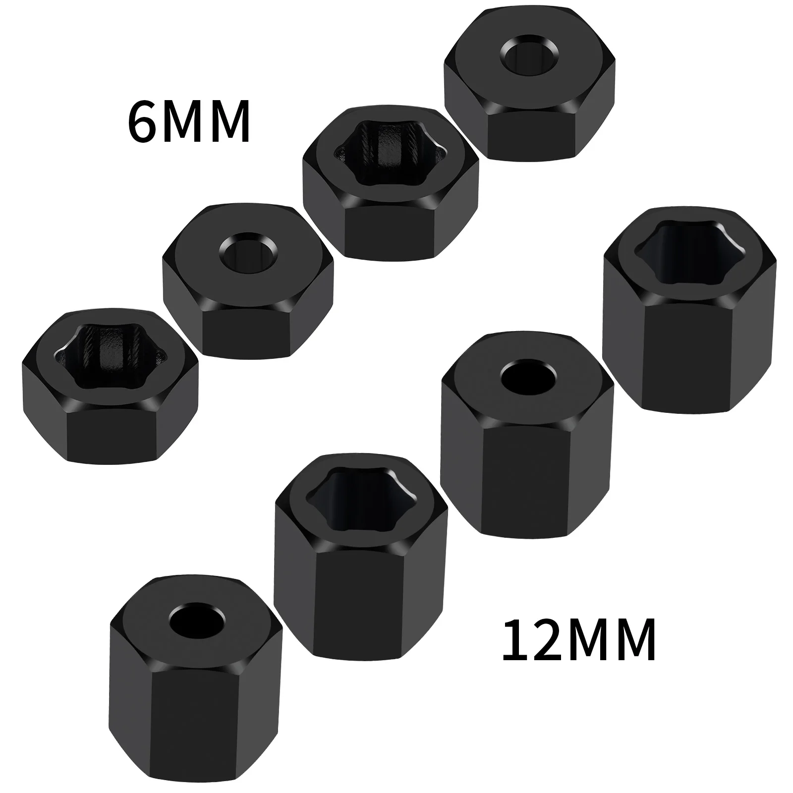 Axspeed 4 peças de alumínio 7m - Wheel Hex Adapter avaliação e preço