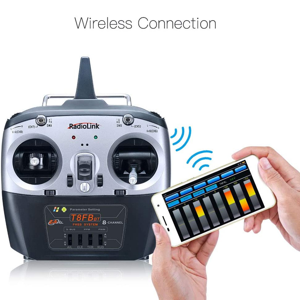 Transmissor RC Radiolink T8FB  - Receiver Sbus 8Ch avaliação e preço