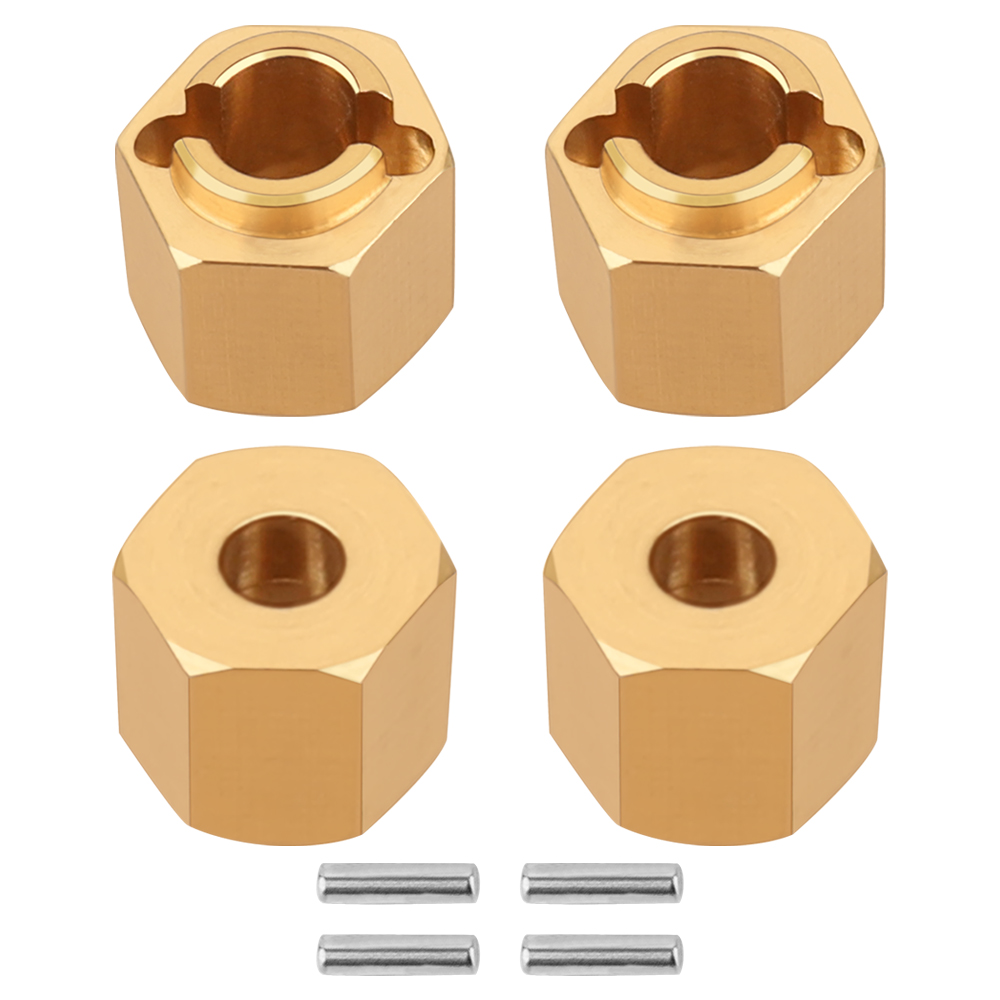 4 pçs 7mm roda de bronze hex h - Wheel Hex Adapter avaliação e preço