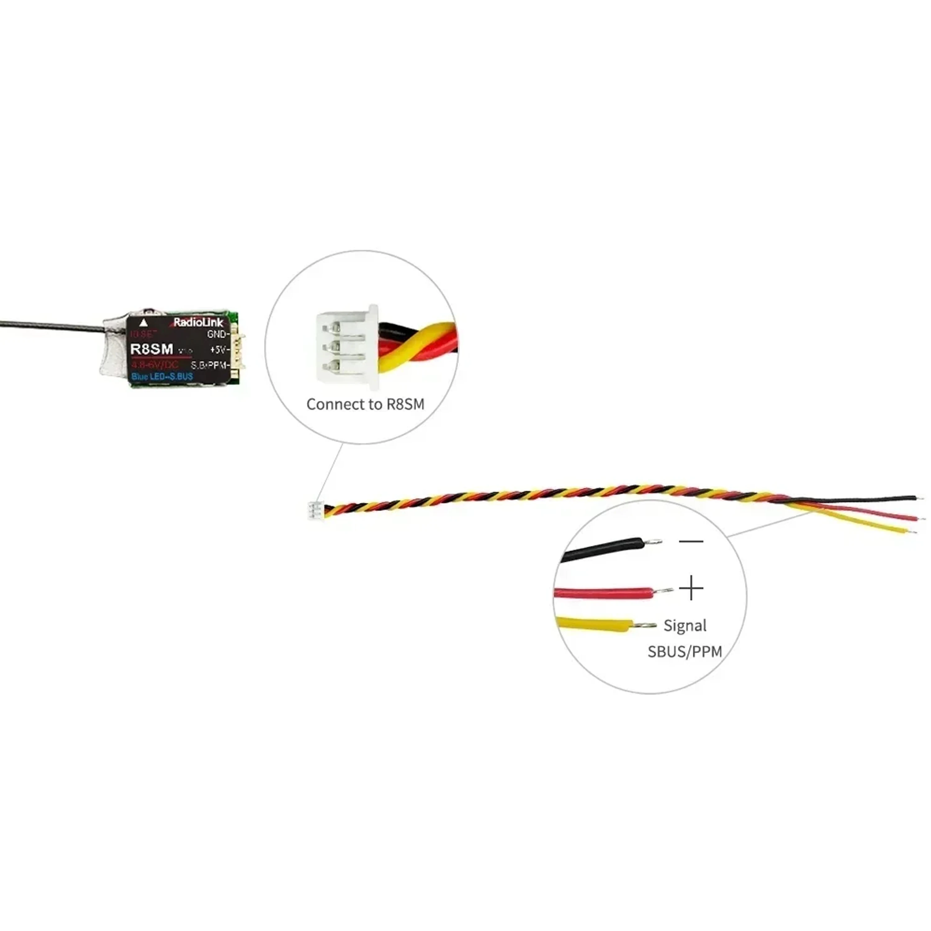 Radiolink R8SM 8 Canais 2.4G M - Receiver Sbus 8Ch avaliação e preço