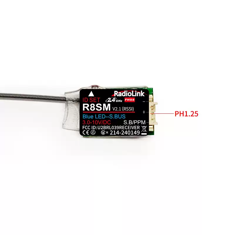Receptor Radiolink R8SM 8CH 2. - Receiver Sbus 8Ch avaliação e preço