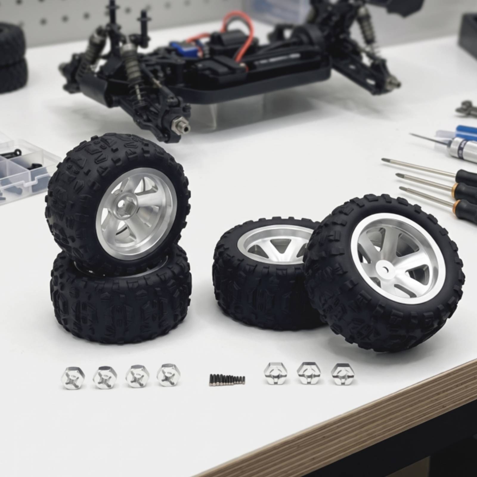 Conjunto de 4 Peças de Roda e  - Wheel Hex Adapter avaliação e preço